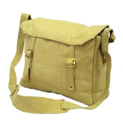 Bush Tracks Canvas Haversack Medium - WH2 Khaki