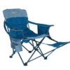 Oztrail Monarch Arm Chair With Footrest -Outdoor Camping Shop FCE MONF D BLU