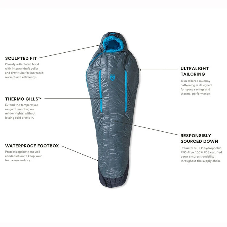 NEMO EQUIPMENT Nemo Kayu Womens Ultralight Sleeping Bag - 30 Regular 12 NEMO EQUIPMENT Nemo Kayu Womens Ultralight Sleeping Bag - 30 Regular - Image 10