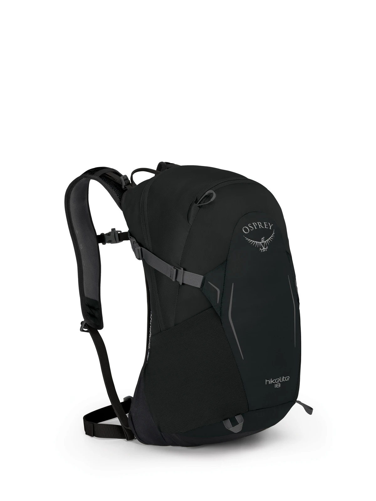 Osprey Hikelite 18 Day Pack Black 8 Osprey Hikelite 18 Day Pack Black - Image 6