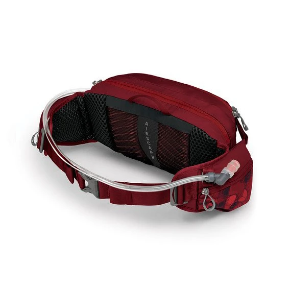 Osprey Seral 4 Mountain Bike Pack - Claret Red 4 Osprey Seral 4 Mountain Bike Pack - Claret Red - Image 2