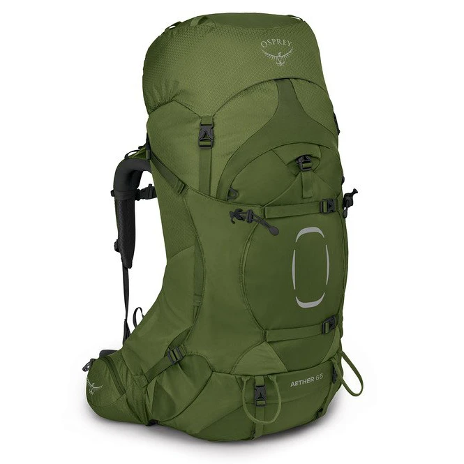 Osprey Aether 65 Mens Backpacking Garlic Mustard Green - S/M 3 Osprey Aether 65 Mens Backpacking Garlic Mustard Green - S/M