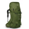 Osprey Aether 55 Mens Backpacking Garlic Mustard Green - S/M