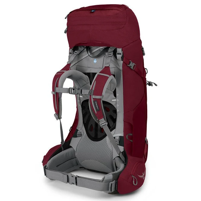 Osprey Ariel 55 Womens Backpacking Claret Red - Size: M/L 4 Osprey Ariel 55 Womens Backpacking Claret Red - Size: M/L - Image 2
