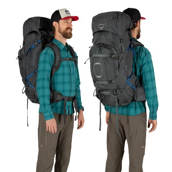 Osprey Aether Plus 70 Men's Hiking Backpack Eclipse Grey - S/M 5 Osprey Aether Plus 70 Men's Hiking Backpack Eclipse Grey - S/M - Image 3