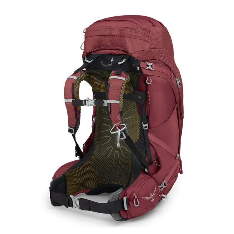 Osprey Aura AG 65 Womens Hiking Backpack Berry Sorbet Red - XS/S 5 Osprey Aura AG 65 Womens Hiking Backpack Berry Sorbet Red - XS/S - Image 3