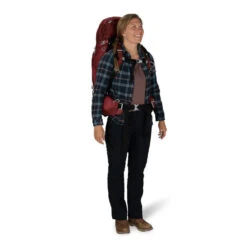 Osprey Aura AG 65 Womens Hiking Backpack Berry Sorbet Red - XS/S 11 Osprey Aura AG 65 Womens Hiking Backpack Berry Sorbet Red - XS/S -Outdoor Camping Shop OSP0984 BERRY XSS 3