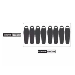 Quest Outdoors Cabin 8 Tent -Outdoor Camping Shop TFG CA08 A 5